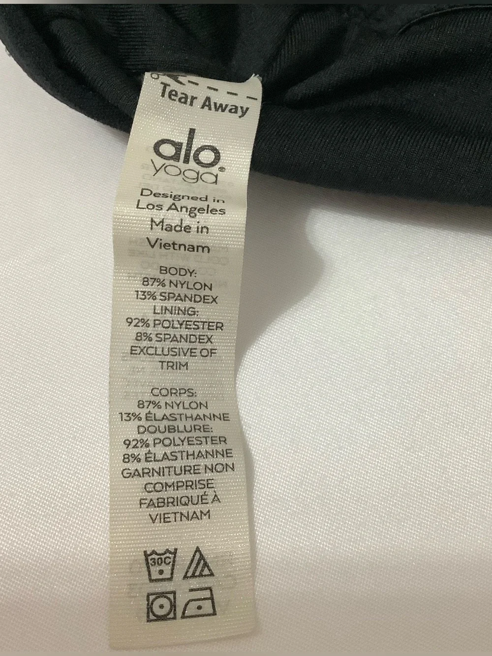 ALO Yoga Black Tank Top. S (W170)